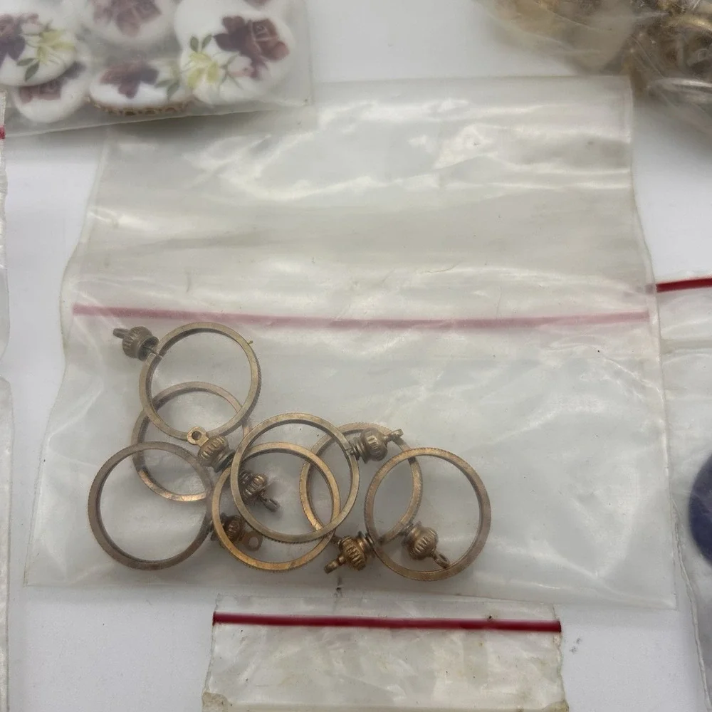 Vintage Jewelry Making A Lot/Supplies Over 75 Items